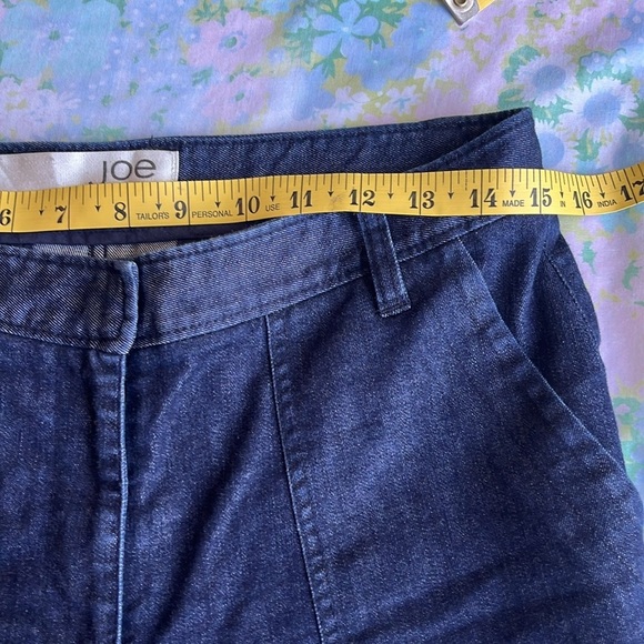 Joe Fresh | Super Wide Leg Dark Wash Trouser Denim Jean Size 6 Casual 90s y2k - Picture 8 of 10